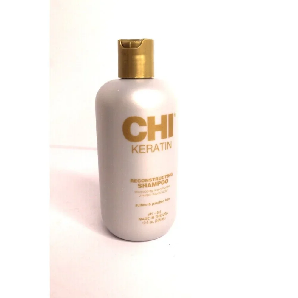 CHI Keratin Reconstructing Shampoo, Replenishes & Protects, 12‎ fl oz. New